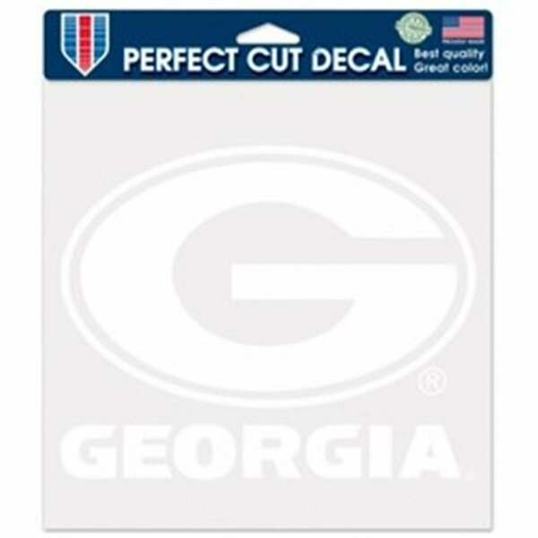 Wincraft Georgia Bulldogs Decal 8x8 Perfect Cut White 3208503139